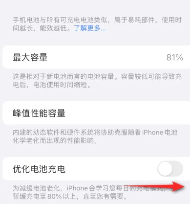 柳南苹果15维修分享iPhone15充电到80%就充不进电了怎么办 