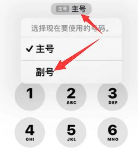 柳南苹果14维修店分享iPhone 14 Pro Max使用副卡打电话的方法 